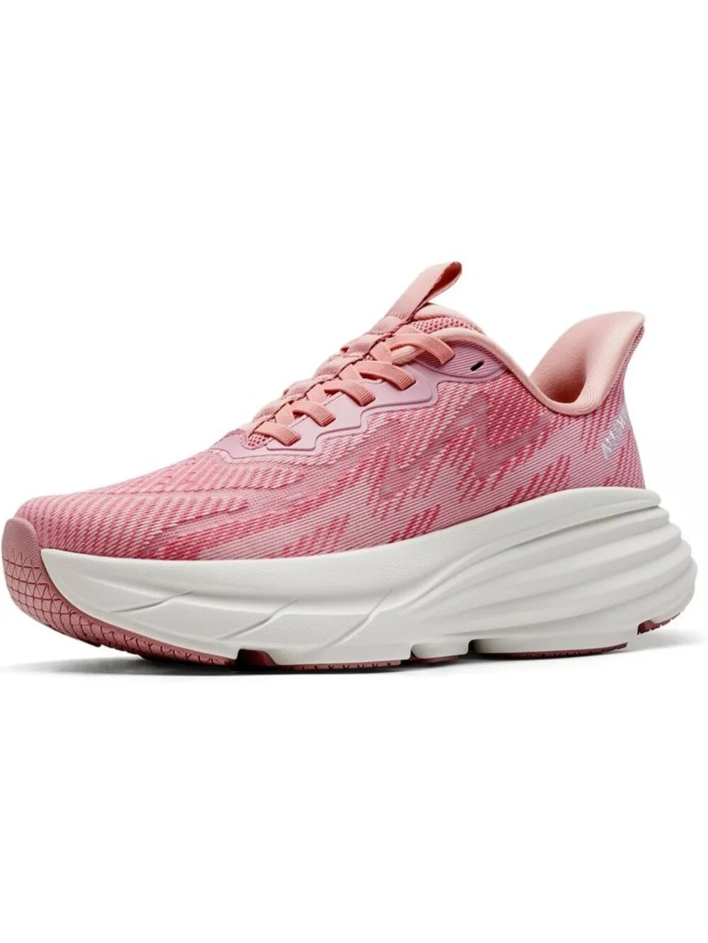 Women's Pink Walking Shoes Slip On Pull On Round Toe Athletic Tennis Sneakers
